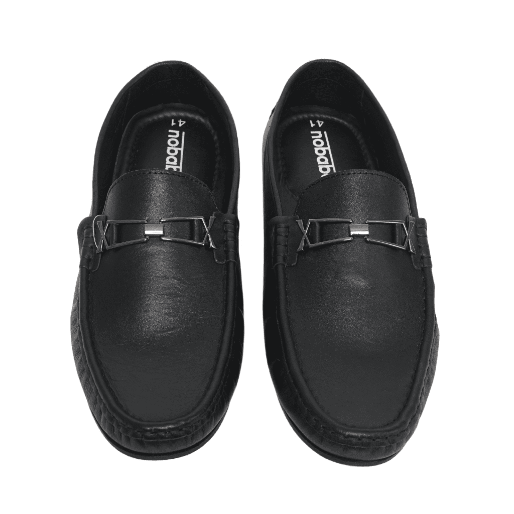 Black Men’s casual Leather Loafer Shoe