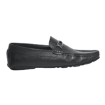 Black Men’s casual Leather Loafer Shoe