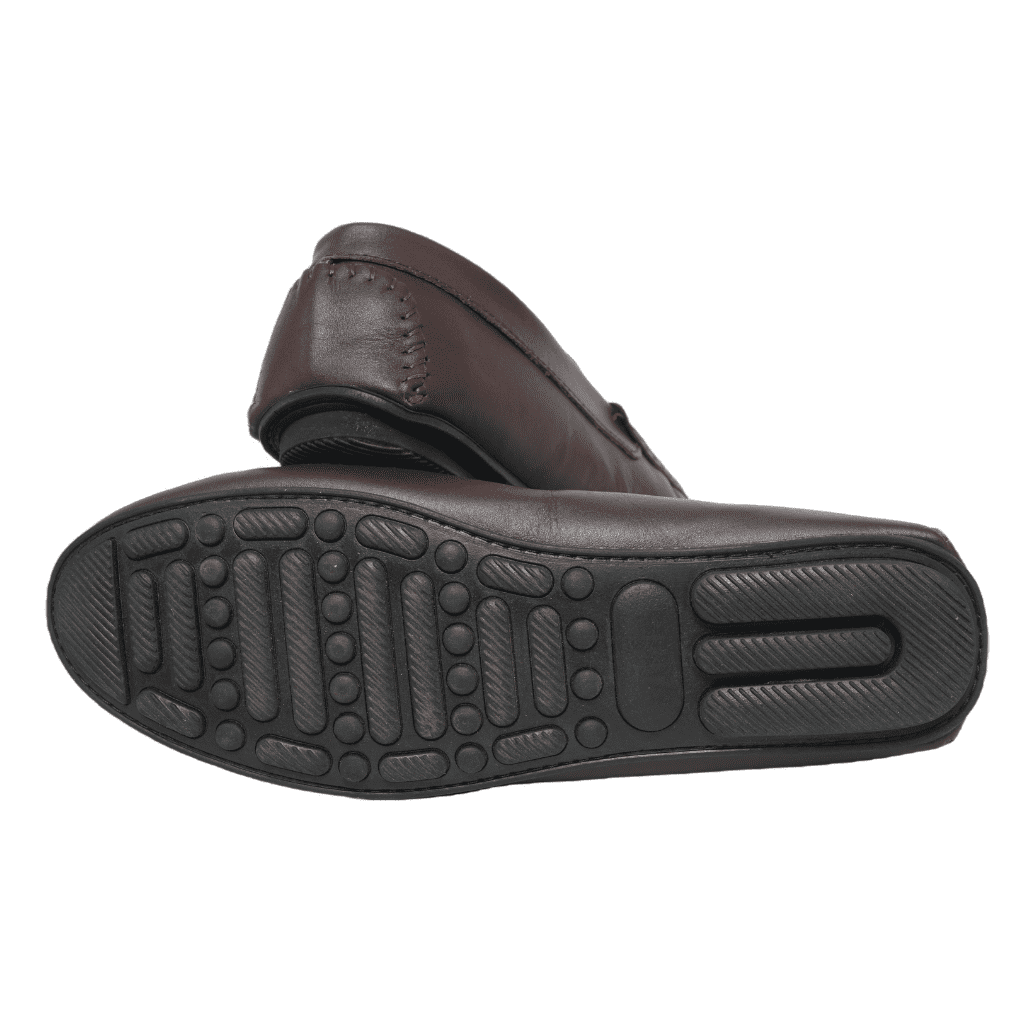 Nobabee Chocolate Men’s casual Leather Loafer Shoes