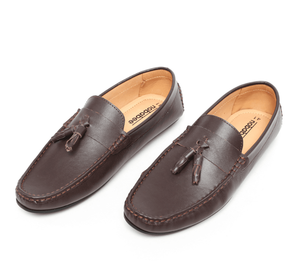 men’s casual leather loafer shoe