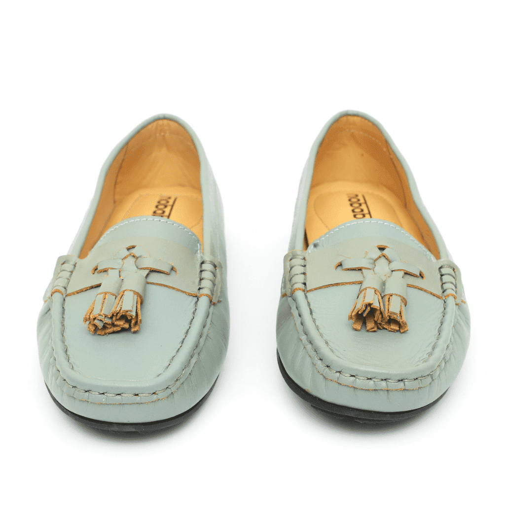 Alice Blue Loafer Shoes For Women
